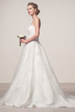 Wedding dress lace STRAPLESS, SWEETHEART NECK, A-LINE