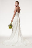 Wedding dress lace STRAPLESS, SWEETHEART, A-LINE