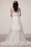 Wedding dress lace SLEEVELESS, SCOOP NECK, A-LINE