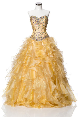 Quinceanera, sweet 16, engagement ball gown dress designer