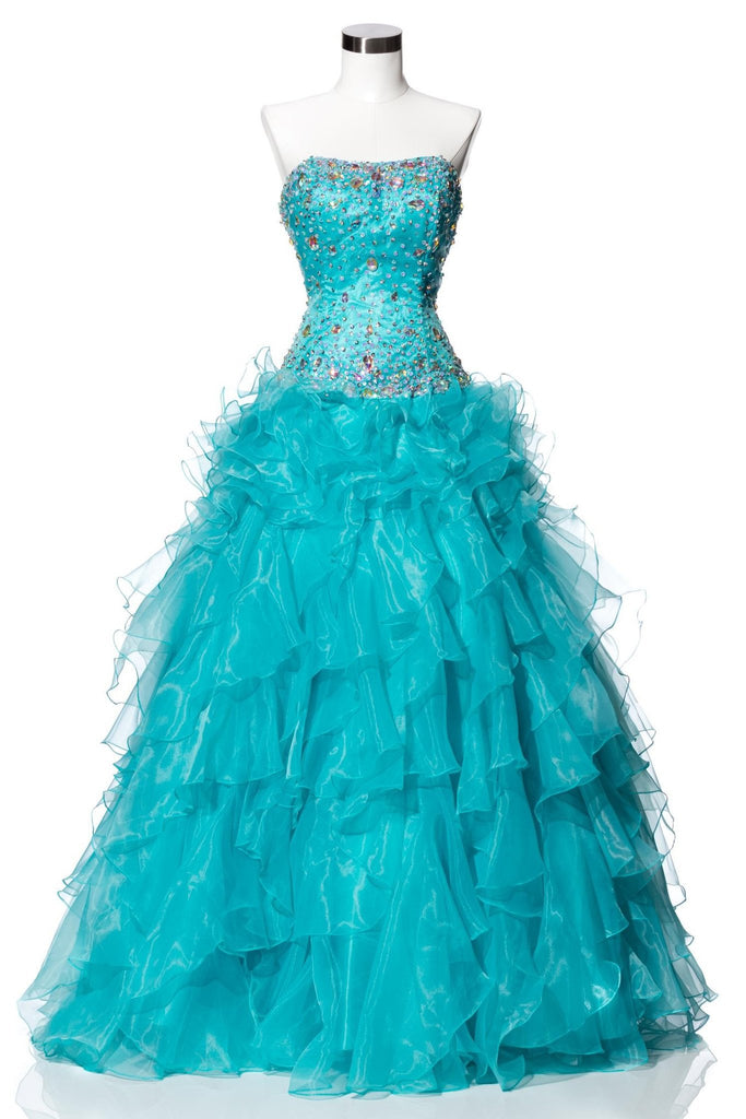 Quinceanera, sweet 16, engagement ball gown dress designer