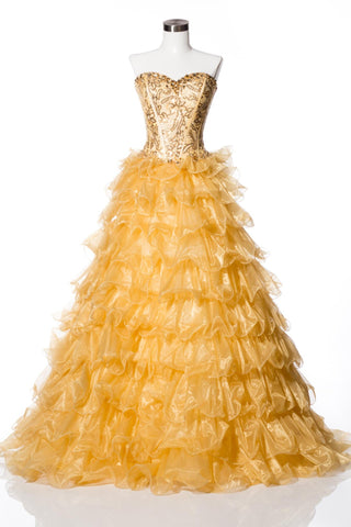 Quinceanera, sweet 16, engagement ball gown dress designer