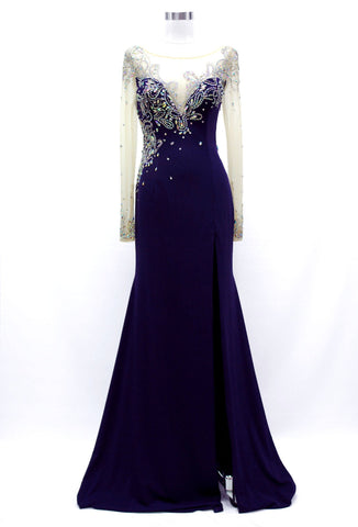 Prom & Evening Lace Jersey Beaded Dresses