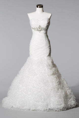 Wedding dress lace STRAPLESS, SWEETHEART, MERMAID