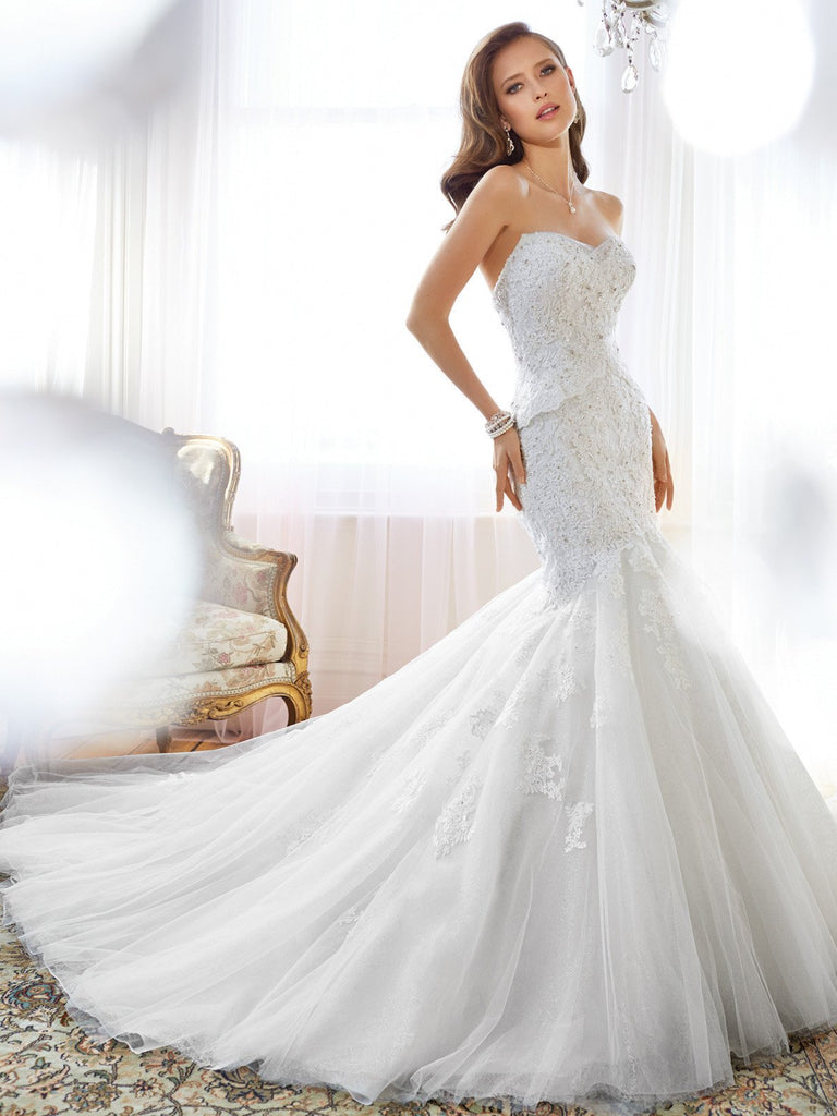 Sophia Tolli Sweethart neckline Mermaid Wedding Gown