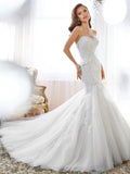 Sophia Tolli Sweethart neckline Mermaid Wedding Gown