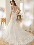 Sophia Tolli Wedding Dress satin lace mermaid trumpet ball gown