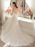 Sophia Tolli Wedding Dress satin lace mermaid trumpet gown
