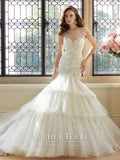 Sophia Tolli Wedding Dress tulle lace mermaid trumpet ball gown