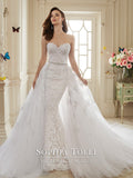 Sophia Tolli Two-piece Wedding Dress tulle lace mermaid trumpet
