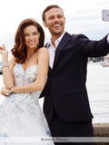 Sophia Tolli Strapless Allover Sequin Lace And Misty Tulle Over Sequin Wedding Ball Gown