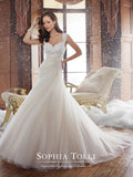 Sophia Tolli Wedding Dress tulle lace A-line