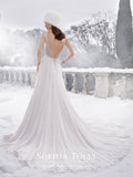 Sophia Tolli Wedding Dress chiffon A-line