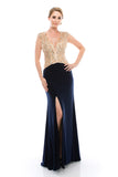 Prom & Evenning Lace Jersey Beaded Dresses