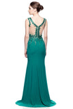 Prom & Evenning Lace Jersey Beaded Dresses