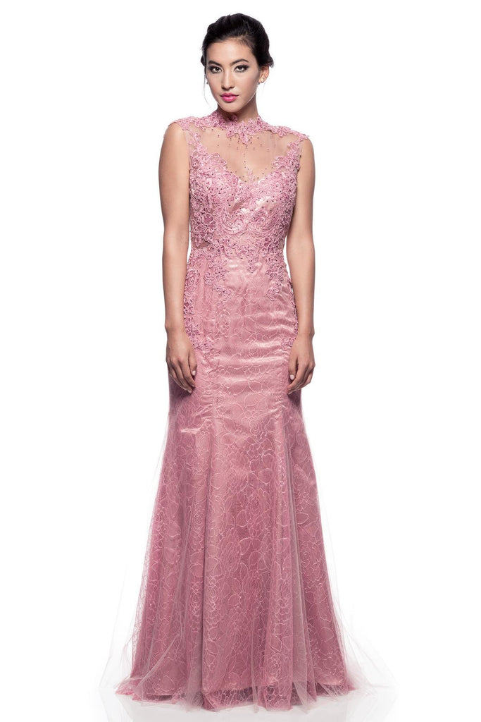 Prom & Evenning Lace Jersey Beaded Dresses