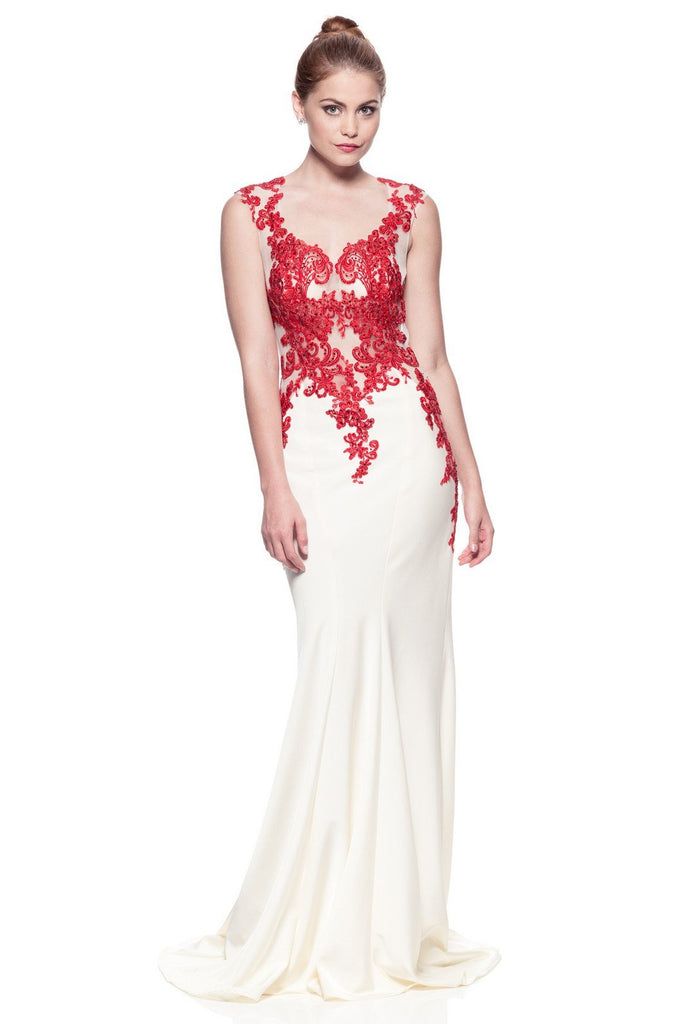 Prom & Evenning Lace Jersey Beaded Dresses