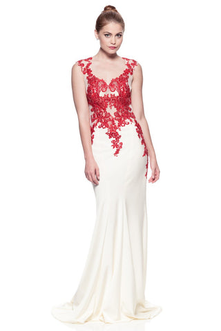 Prom & Evenning Lace Jersey Beaded Dresses