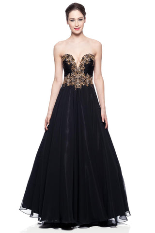 Prom & Evening Lace Beaded Dress