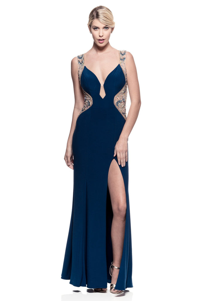 Prom & Evenning Lace Jersey Beaded Dresses