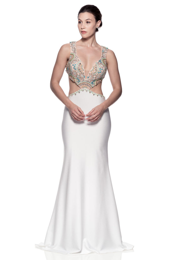 Prom & Evenning Lace Jersey Beaded Dresses