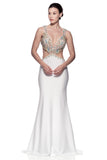 Prom & Evenning Lace Jersey Beaded Dresses