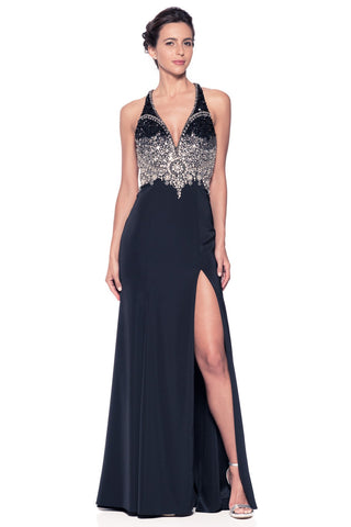 Prom & Evenning Lace Jersey Beaded Dresses