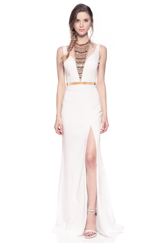 Prom & Evenning Lace Jersey Beaded Dresses