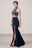 Prom & Evenning Lace Jersey Beaded Dresses
