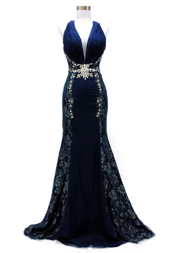 Prom & Evenning Lace Jersey Beaded Dresses