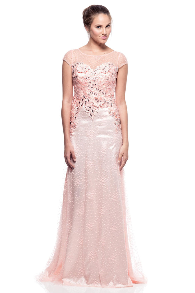 Prom & Evenning Lace Jersey Beaded Dresses