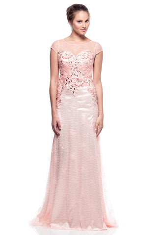 Prom & Evenning Lace Jersey Beaded Dresses