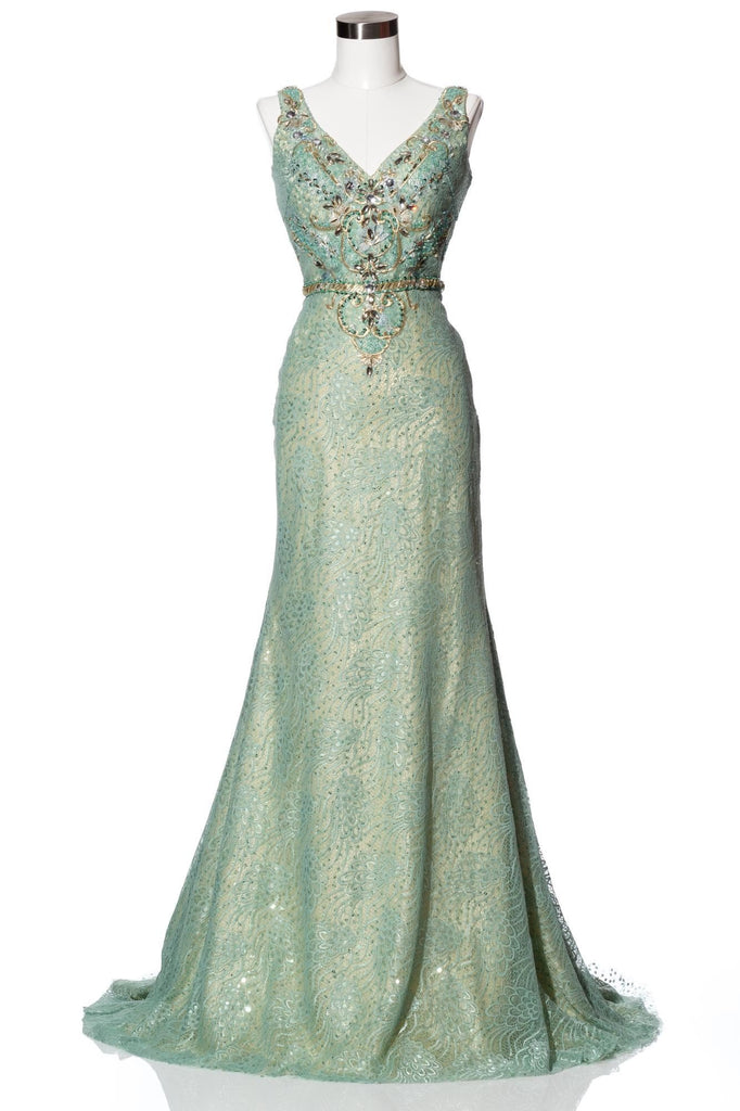 Prom & Evenning Lace Jersey Beaded Dresses