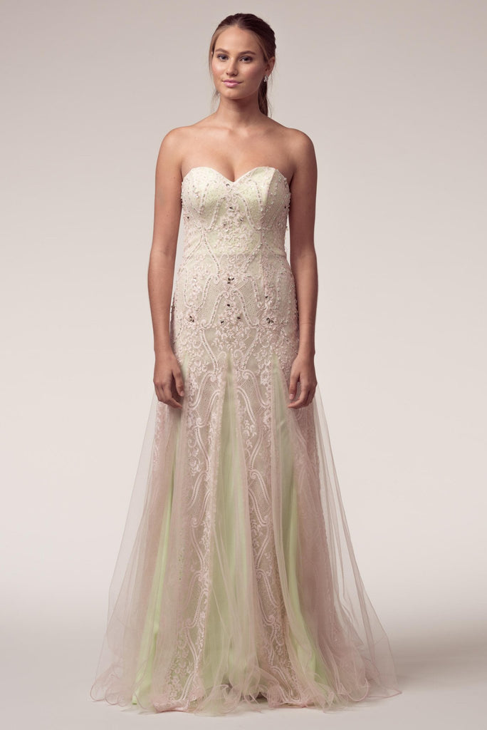 Prom & Evenning Lace Jersey Beaded Dresses