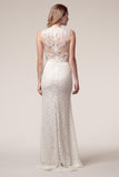 Wedding dress lace A-line ball gown SLEEVELESS, BATEAU NECK, SHEATH