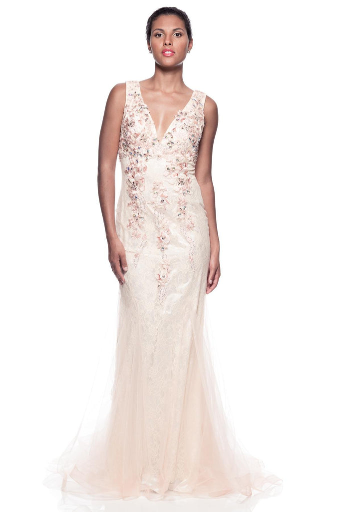 Prom & Evenning Lace Jersey Beaded Dresses
