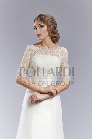 Long Sleeve Wedding Bridal Bolero Jacket