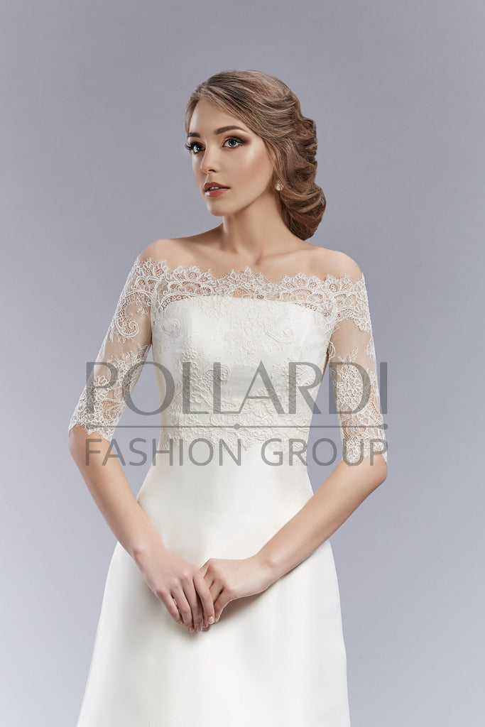 Long Sleeve Wedding Bridal Bolero Jacket