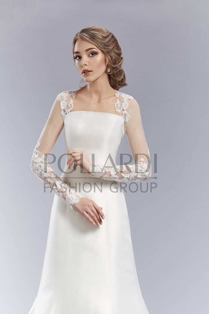 Long Sleeve Wedding Bridal Bolero Jacket