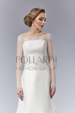 Long Sleeve Wedding Bridal Bolero Jacket