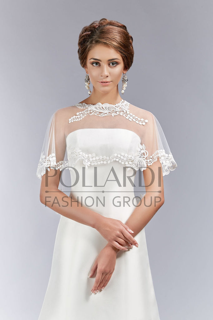 Long Sleeve Wedding Bridal Bolero Jacket