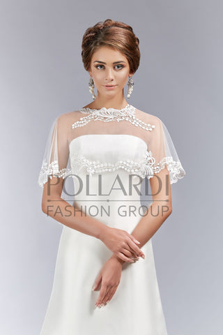 Long Sleeve Wedding Bridal Bolero Jacket