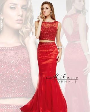 Red Milano Formal Dress