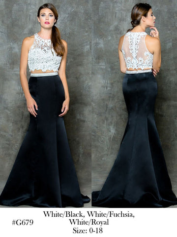 Designer prom dress lace, chiffon, satin, beading long.