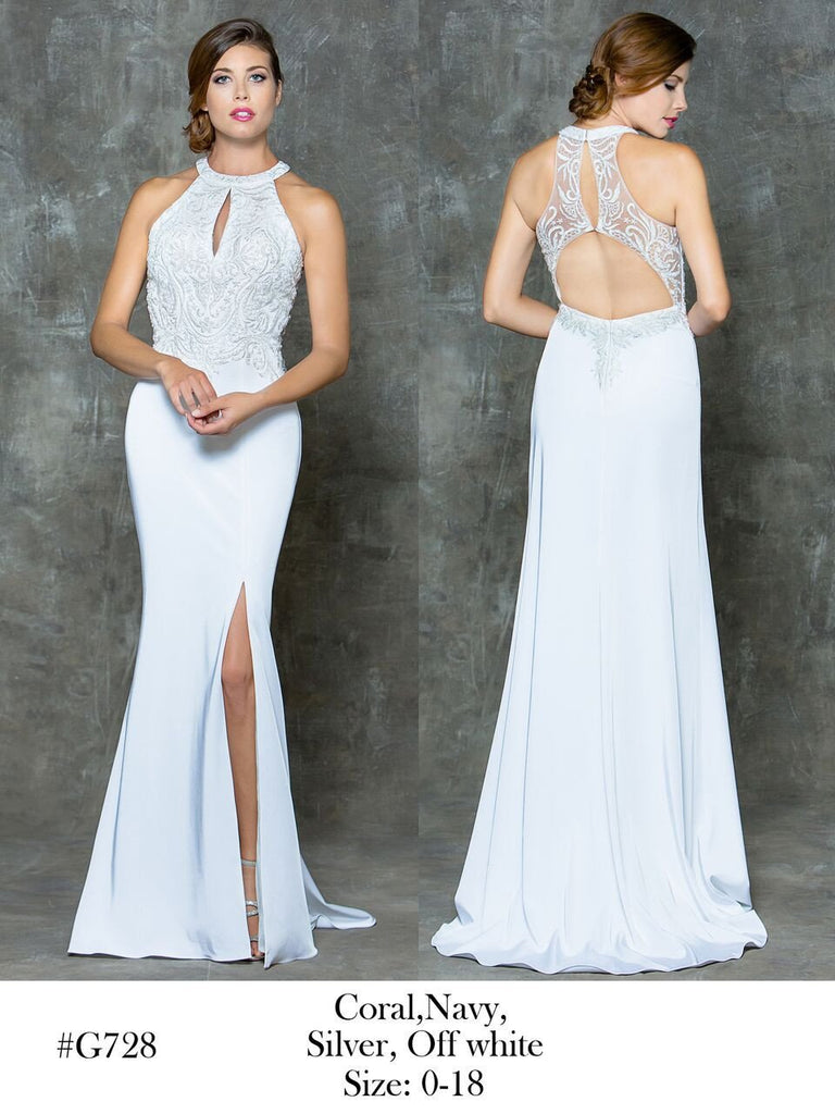 Designer prom dress lace, chiffon, satin, beading long.