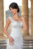 Lace Satin mermaid trumpet ball Gown Wedding Dress