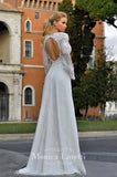 Lace long sleeve mermaid trumpet ball Gown Wedding Dress