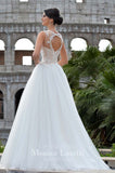 Lace A-line ball Gown Wedding Dress