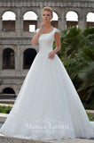 Lace long sleeve a-line ball Gown Wedding Dress