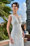 Lace mermaid trumpet ball gown Wedding Dress